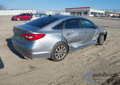 2017 Hyundai Sonata Limited from USA, damaged, VIN 5NPE34AF2HH443837